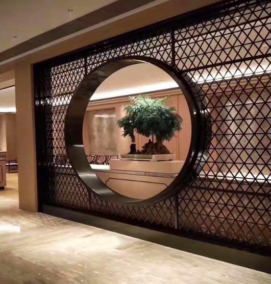 不锈钢屏风格栅让空间利用率提高不少