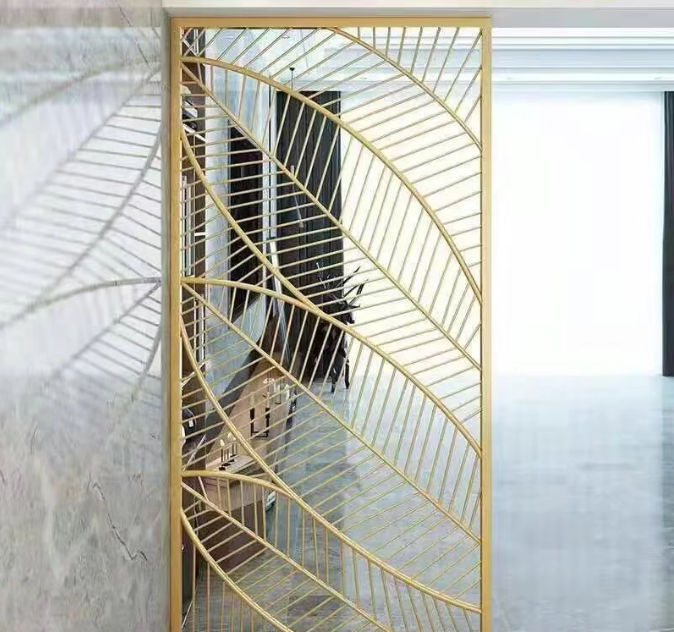 定制的不锈钢屏风隔断样式繁多可以有千万种变化风格